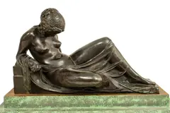 Mario Korbel, Untitled, Bronze Sculpture 1921, "Night"