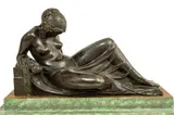 Mario Korbel, Untitled, Bronze Sculpture 1921, "Night"