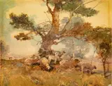 Percy Gray, Untitled, Watercolor on Paper