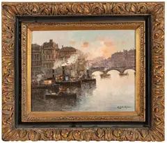 Signed by Vincenzo Laricchia, Oil on Canvas, offered Oct 2023
