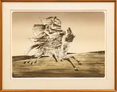 Jan Baker, Untitled, Serigraph on Wove Paper, 1981, "Pilaten II"