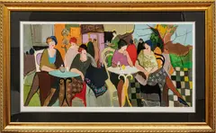Itzchak Isaac Tarkay, Untitled, Serigraph on Paper