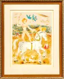 Emil Weddige, Untitled, Lithograph Ca. 1974, "Circus"