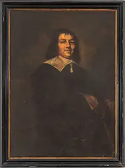 Frans Hals, Untitled, Oil on Canvas, 17th/18th C., "Portrait of Gentleman"