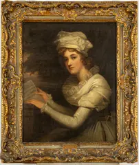 George Romney, Untitled, Oil On Canvas, Melesina Chenevix Mrs. Trench