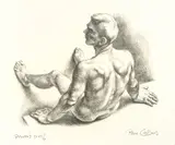 Paul Cadmus, Untitled, Lithograph On Wove Paper, 1985, Teddo