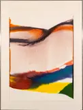 Paul Jenkins, Untitled, Watercolor On Paper, 1977, Phenomena Royal Violet, St. Croix