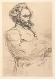 Untitled by James Abbott McNeill Whistler, Etching And Drypoint On Thin Laid Japan, 1859, C. L. Drouet, Sculptor, offered Sep 2023