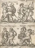Hans Sebald Beham, Untitled, Engraving On Laid Paper, Ca. 1547, September And October; November And December, 2 Works