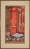Roy Gerrard, Untitled, Watercolor, Acrylic, And Ink Over Graphite On Paper, 1982, The Morning Rush