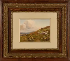 Arthur Stanley Wilkinson, Untitled, Watercolor On Paper, Devonshire Pasture