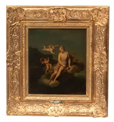 Untitled by Adriaan Van Der Werff, Oil On Wood Panel Ca. 1840-1880, Venus, offered Sep 2023