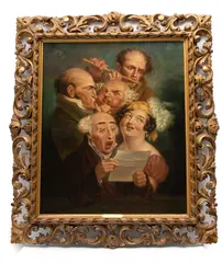 Untitled by Henry Liverseege, Oil On Canvas, "The Musicians", offered Sep 2023