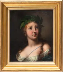 Benjamin West, Untitled, Oil On Canvas, Ca. 1805, "Flora"