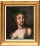 Benjamin West, Untitled, Oil On Canvas, Ca. 1805, "Flora"