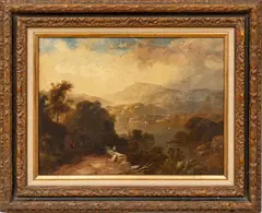 James Baker Pyne, Untitled, Oil On Canvas