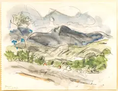 Untitled by John Marin, Watercolor With Charcoal And Graphite 1951, Ramapo Landscape #1, offered Sep 2023