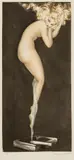 Untitled by Louis Icart, Etching And Aquatint In Colors On Wove Paper, 1940, Illusion (Tabac Blond), offered Sep 2023