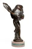Untitled by Charles Robinson Sykes, Bronze Sculpture, Spirit Of Ecstasy, offered Sep 2023