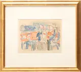 Raoul Dufy, By Henri Renaud, Engraving In Colors On Paper