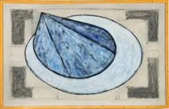 Untitled by Perŭsko Bogdanić, Oil On Canvas, 1993, Geometric Forms, offered Sep 2023
