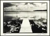 Untitled by Monte Nagler, Gelatin Silver Print 2003, Bench On The Dock, offered Sep 2023