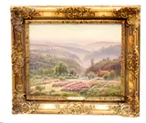 Gaston Anglade, Untitled, Oil On Canvas Le Matin A Champagnac (Correze)