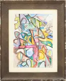 Untitled by Jack Faxon, Watercolor And Gouache, offered Aug 2023