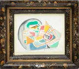 Untitled by Jack Faxon, Watercolor, offered Aug 2023