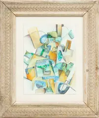 Untitled by Jack Faxon, 1992, Watercolor And Mixed Media, offered Aug 2023