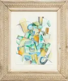 Untitled by Jack Faxon, 1992, Watercolor And Mixed Media, offered Aug 2023