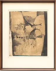 Untitled by Johnny Friedlaender, Etching And Aquatint On Wove Paper, 1961, Les Oiseau, offered Aug 2023