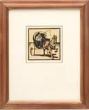 William Nicholson, Untitled, Woodcut On Paper, "The Cabriolet"