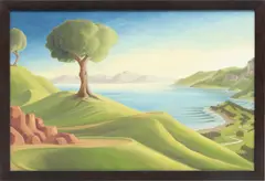 Untitled by Chris Pedersen, Oil On Canvas Path To Points, offered Aug 2023