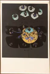 Untitled by Jože Ciuha, 1978, Screenprint With Collage On Paper, offered Aug 2023