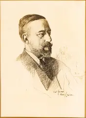 James Kerr-Lawson, Untitled, Pencil On Paper, Portrait