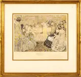 Ferdinand Staeger, Hand Colored, Etching And Aquatint On Paper