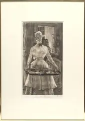 James Tissot, Untitled, Mezzotint And Chine Collé, 1886, Le Matin