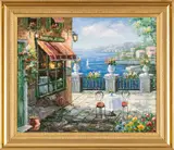 Pierre Bittar, Untitled, Oil On Canvas, "Terrasse Sur Baie Sud"