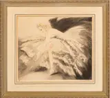 Untitled by Louis Icart, Etching, Drypoint And Aquatint On Paper, Ca. 1939, Fair Dancer, offered Jul 2023