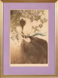 Untitled by Louis Icart, Etching And Aquatint In Colors On Paper, 1920, Grapes, offered Jul 2023