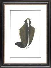 Erté, Untitled, Serigraph In Colors On Wove Paper, 1979, The Golden Cloak