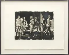 Isabel Bishop, Untitled, Etching And Aquatint On Wove Paper, 1969, Men And Women Walking
