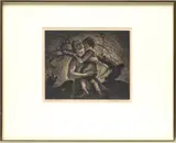 John Edward Costigan, Untitled, Etching On Paper, Ca. 1930, Mother And Child