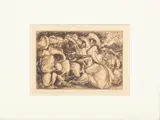 Irwin D. Hoffman, Untitled, Etching On Laid Paper, 1933, Fiesta