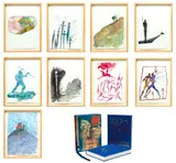 Mimmo Paladino, Untitled, Watercolor, Graphite And Ink On Paper, Nine Works, From Iliade Odyssee