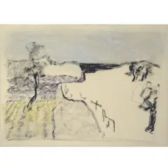 Milton Avery, Untitled, Mixed Media on Paper
