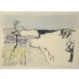Milton Avery, Untitled, Mixed Media on Paper