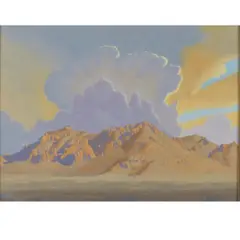 Carlos Hall, Desert Splendor, Oil on Panel