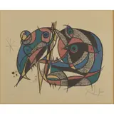 Joan Miró, The Enchanted Cat, Lithograph